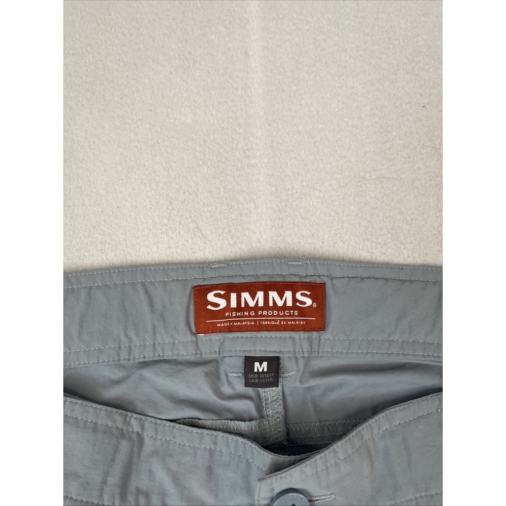 Simms Fishing Products Men's Lightweight Fishing Pants Medium Blue Outdoors - Picture 5 of 8